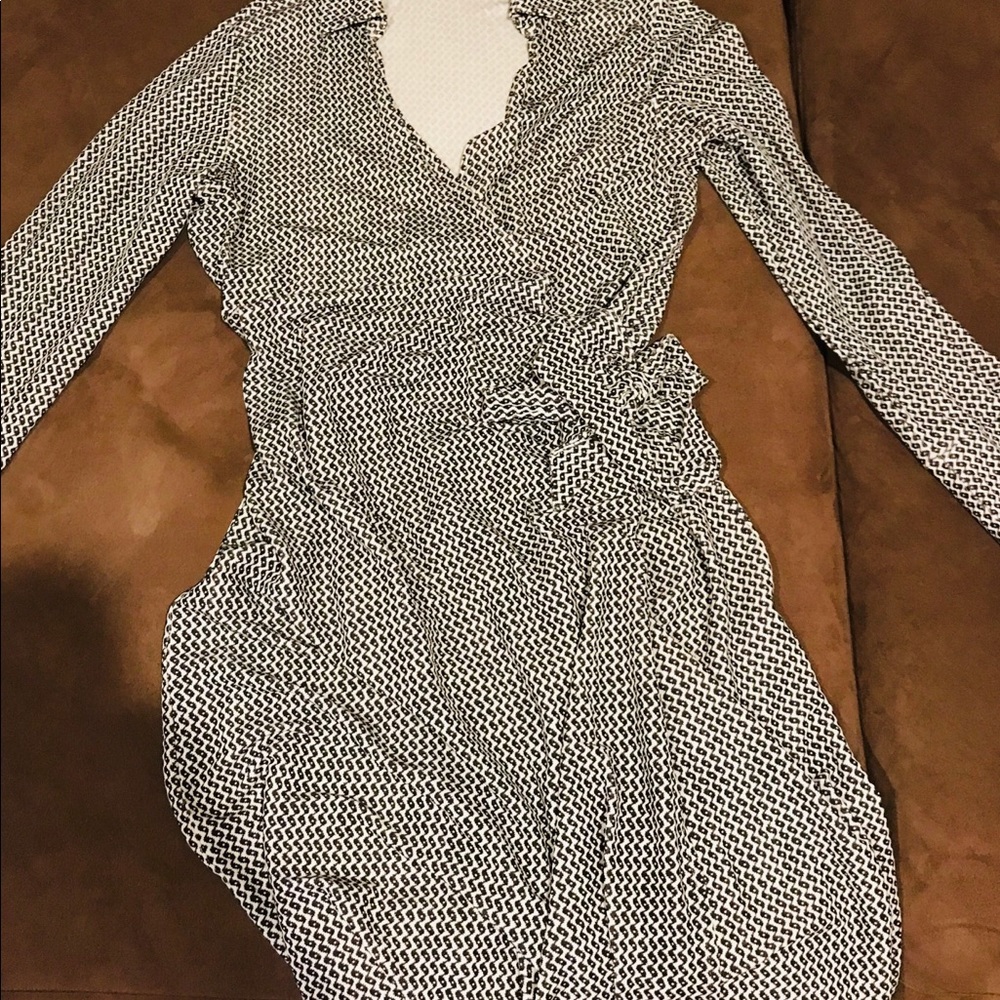 Wrap dress.